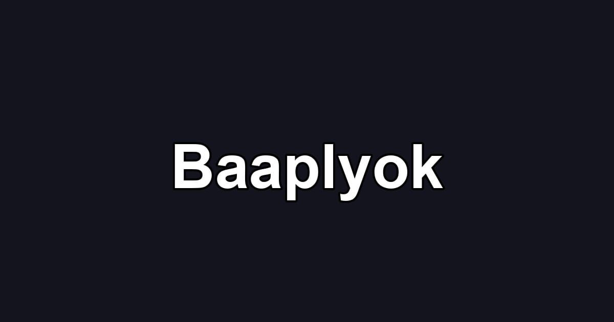 Baaplyok