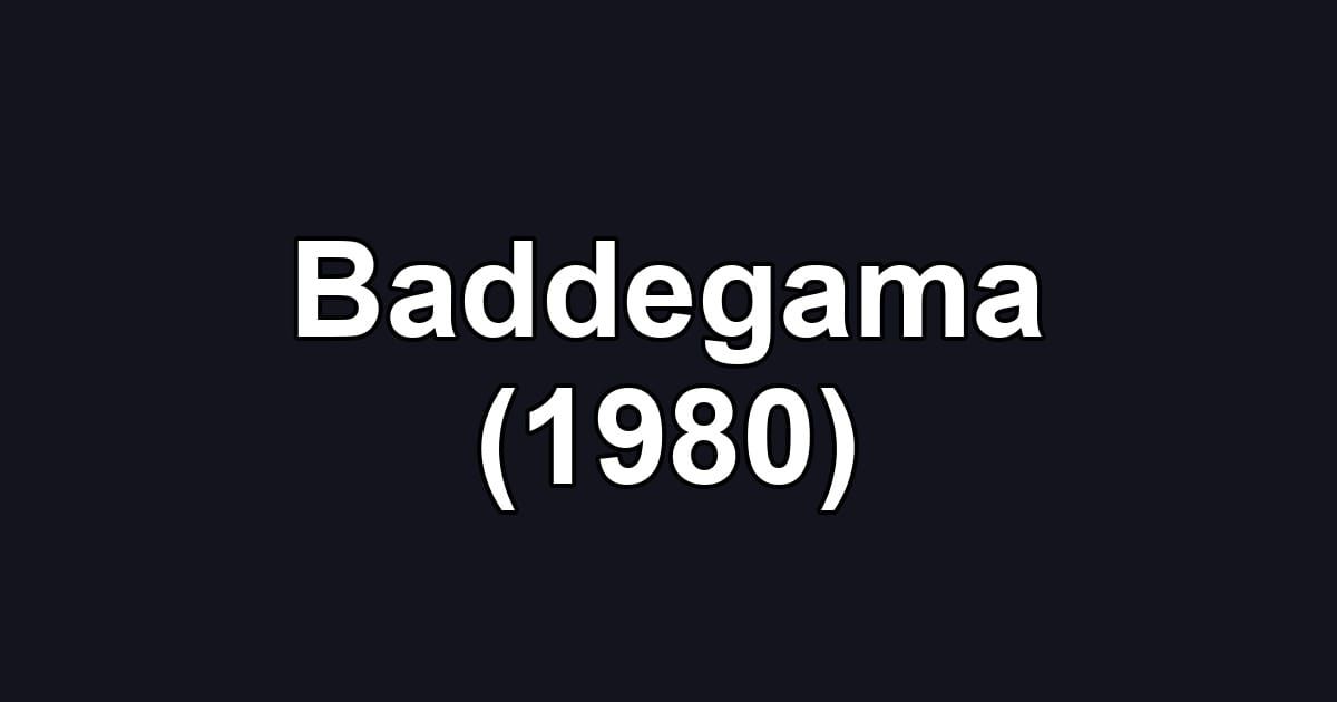 Baddegama (1980)