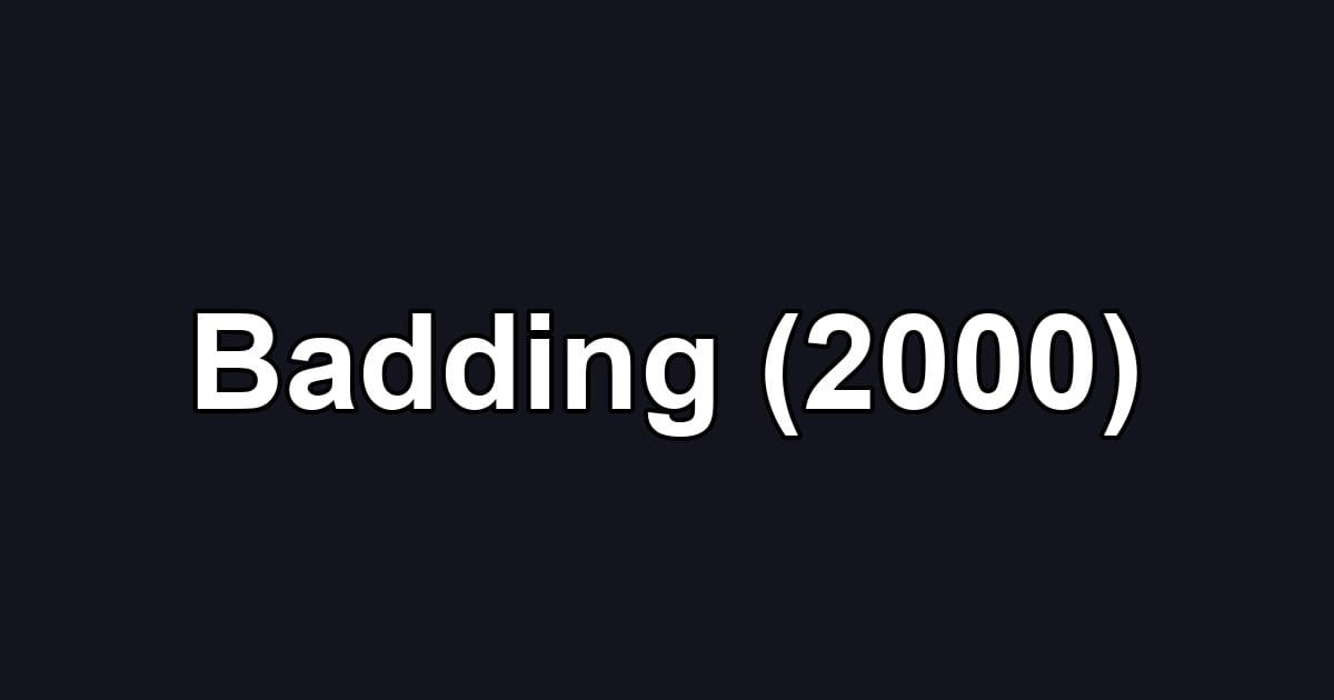 Badding (2000)