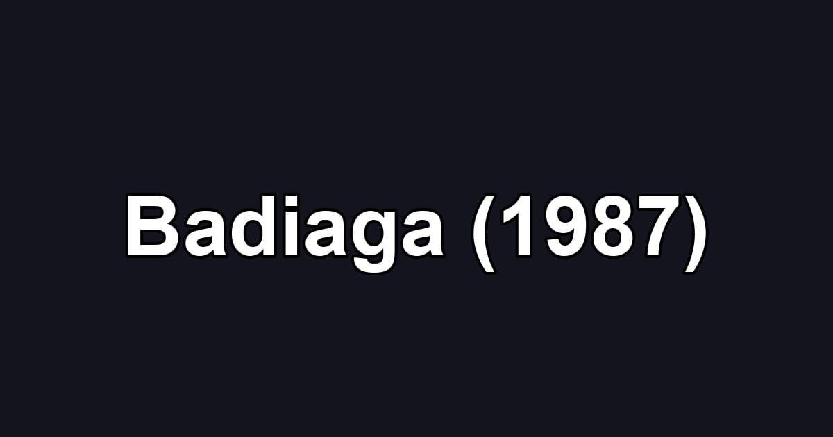 Badiaga (1987)