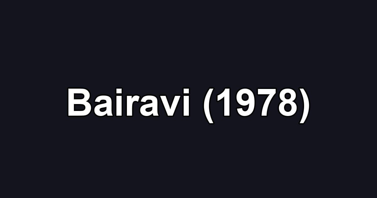Bairavi (1978)