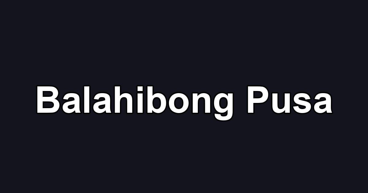 Balahibong Pusa