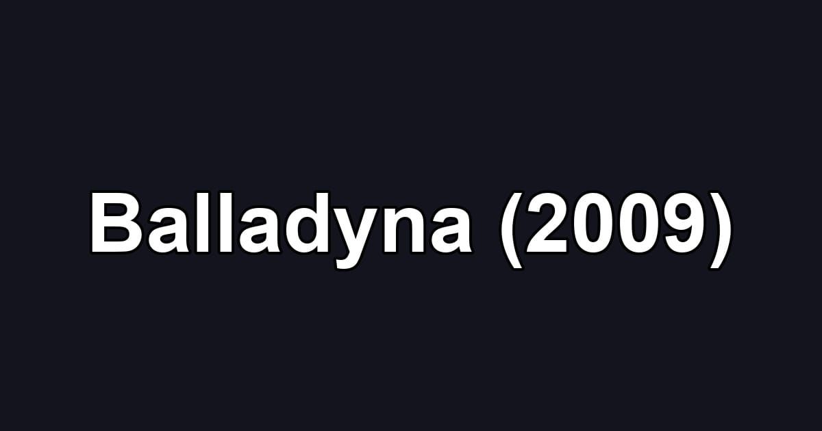 Balladyna (2009)