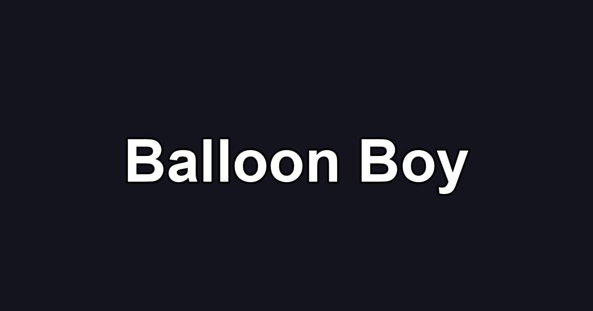Balloon Boy