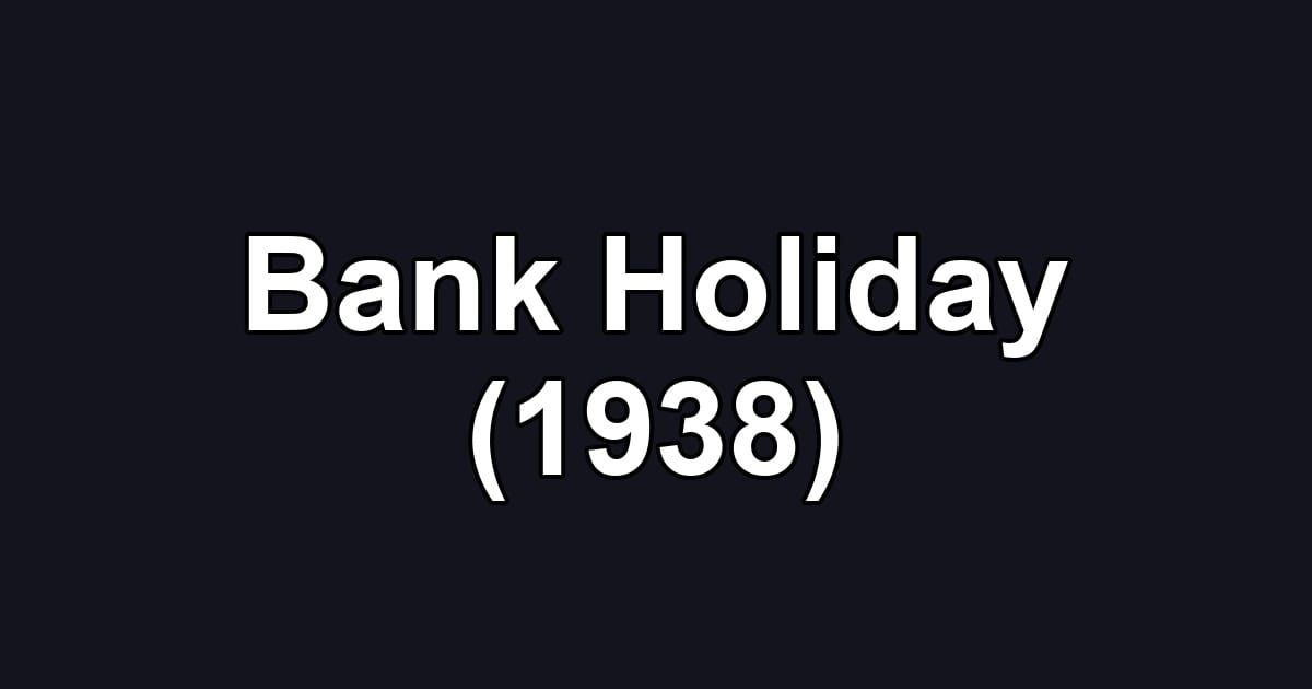 Bank Holiday (1938)