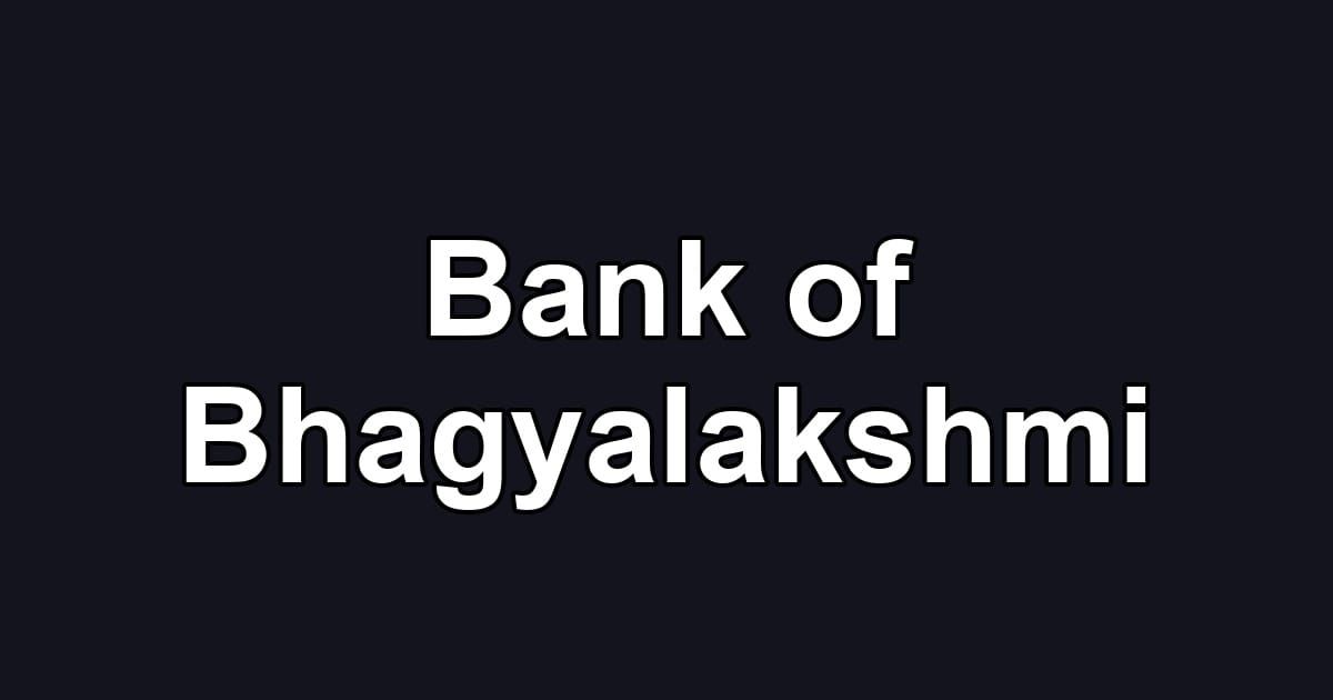 Bank of Bhagyalakshmi
