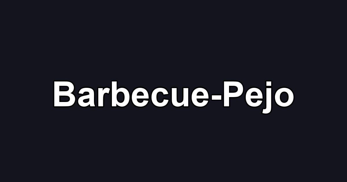 Barbecue-Pejo