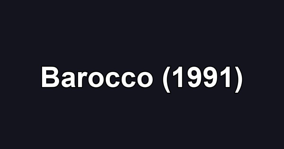 Barocco (1991)