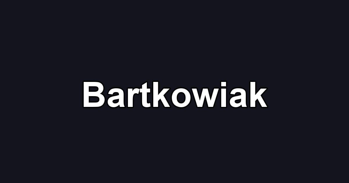Bartkowiak