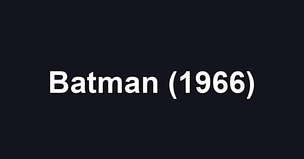 Batman (1966)