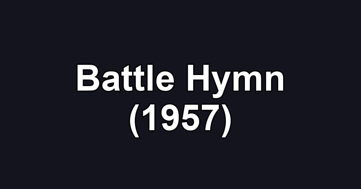 Battle Hymn (1957)