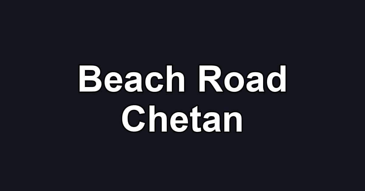 Beach Road Chetan