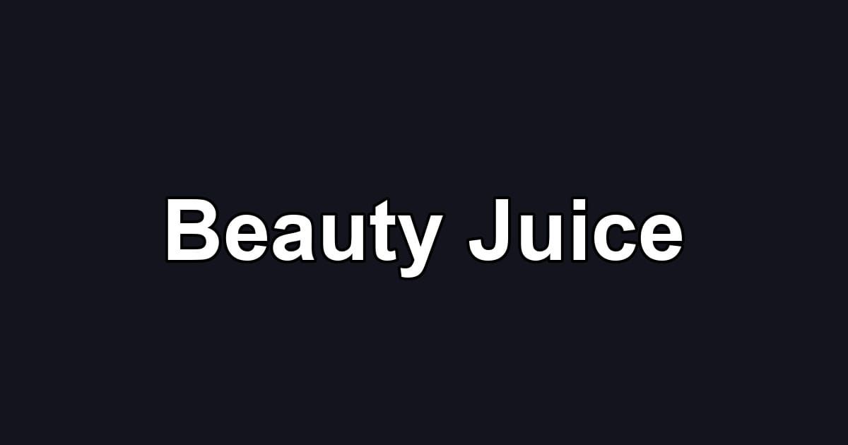 Beauty Juice