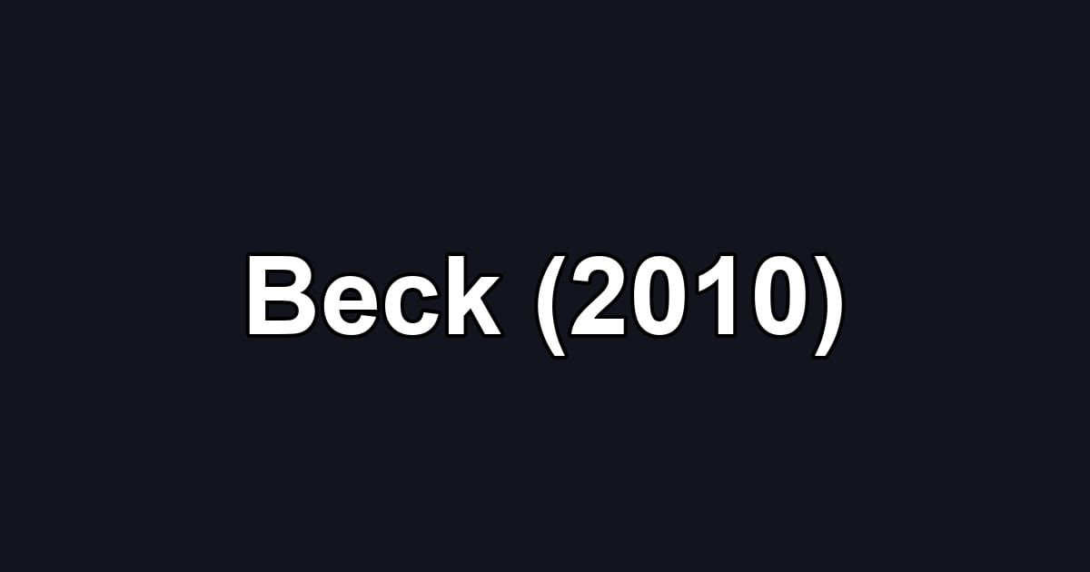 Beck (2010)