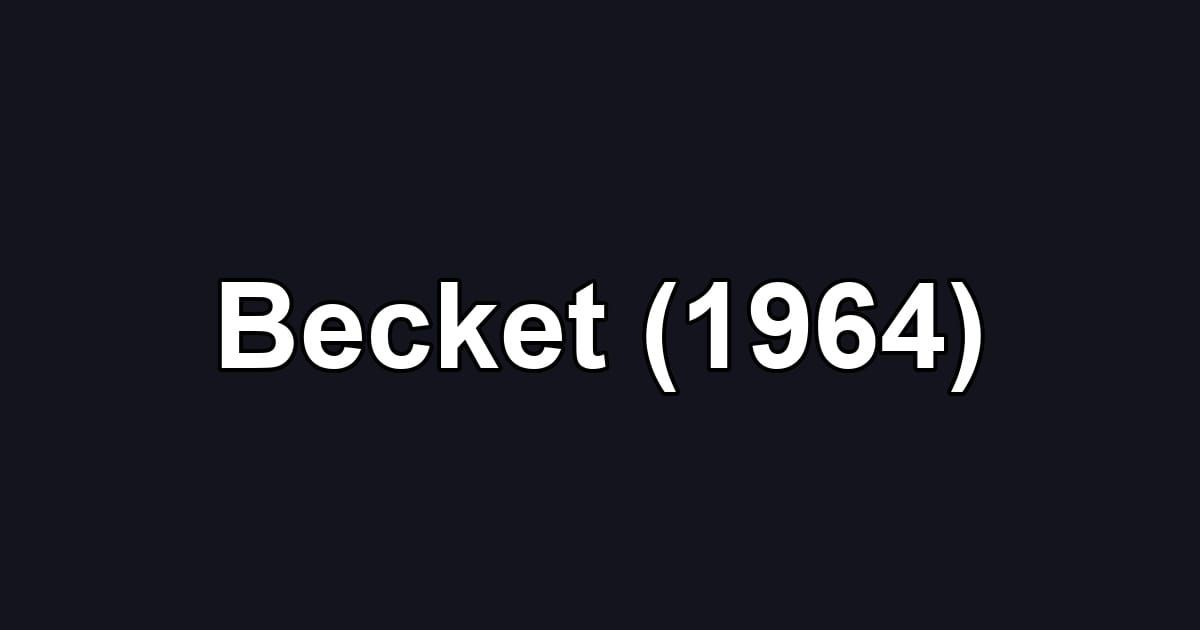 Becket (1964)