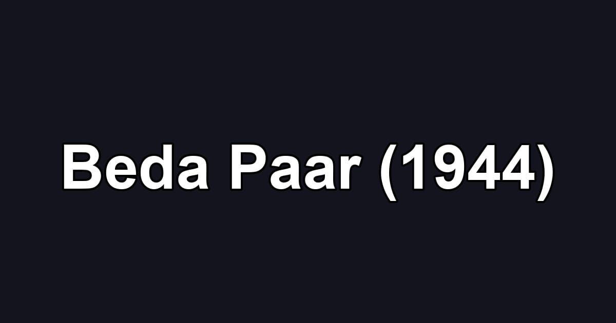 Beda Paar (1944)