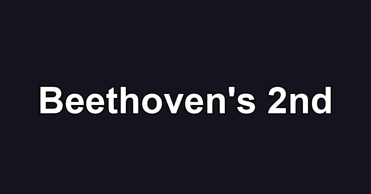 Beethoven's 2nd