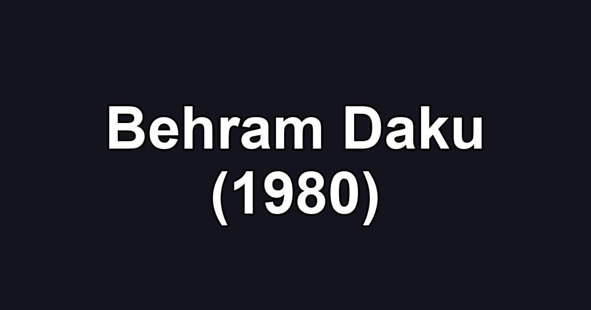 Behram Daku (1980)