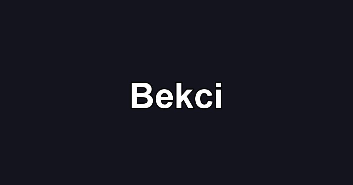 Bekci