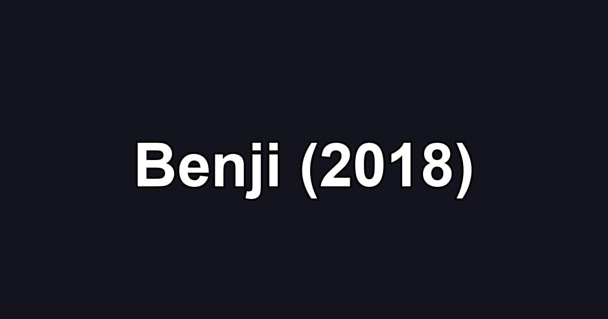 Benji (2018)