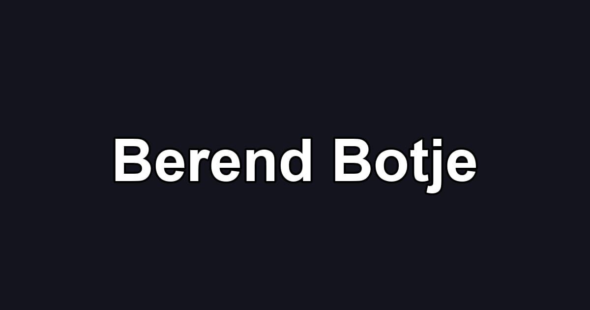 Berend Botje