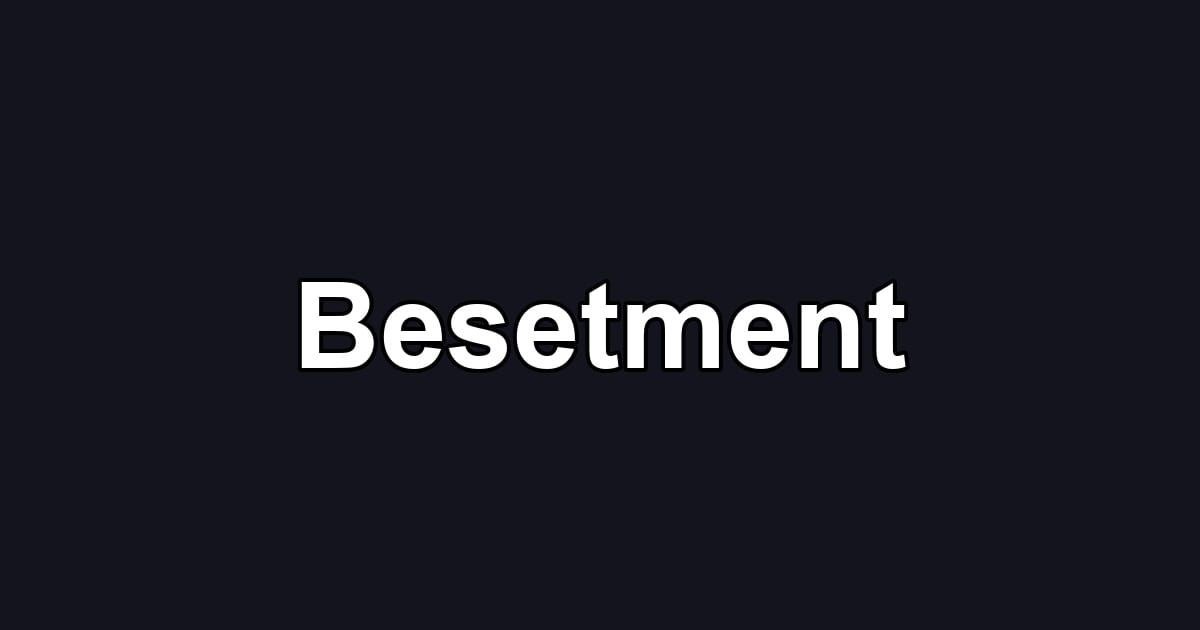Besetment