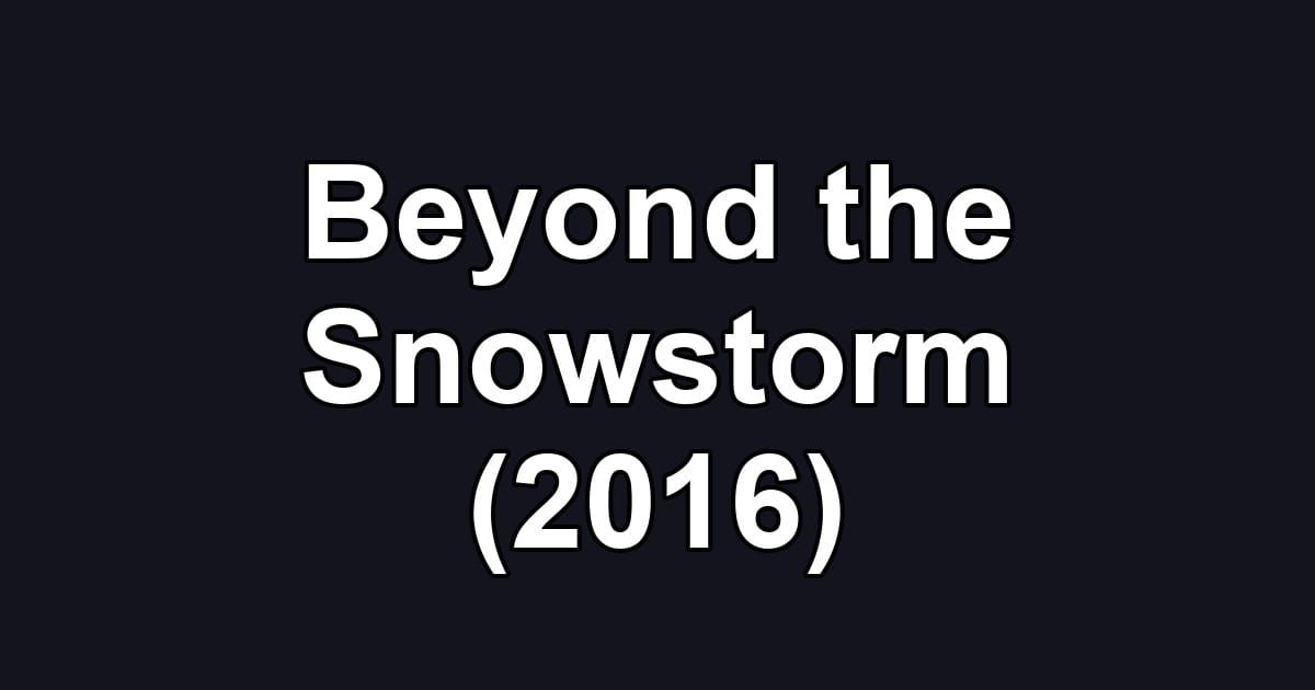 Beyond the Snowstorm (2016)