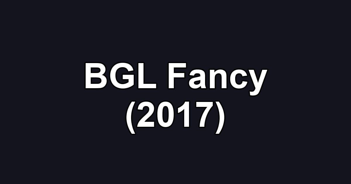 BGL Fancy (2017)