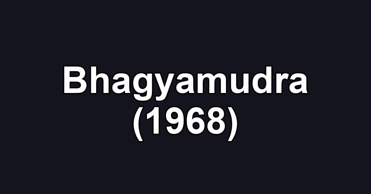 Bhagyamudra (1968)