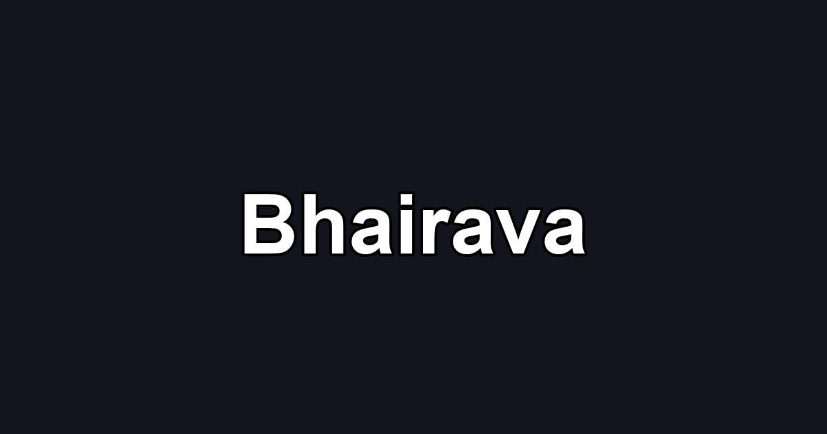 Bhairava