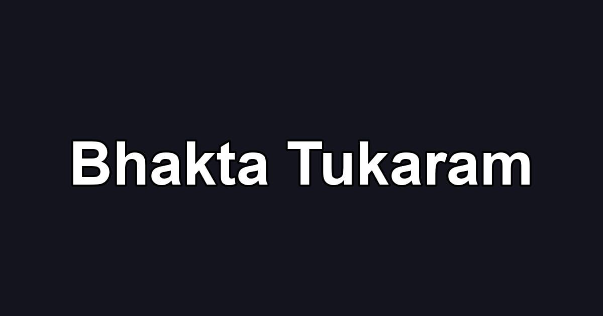 Bhakta Tukaram