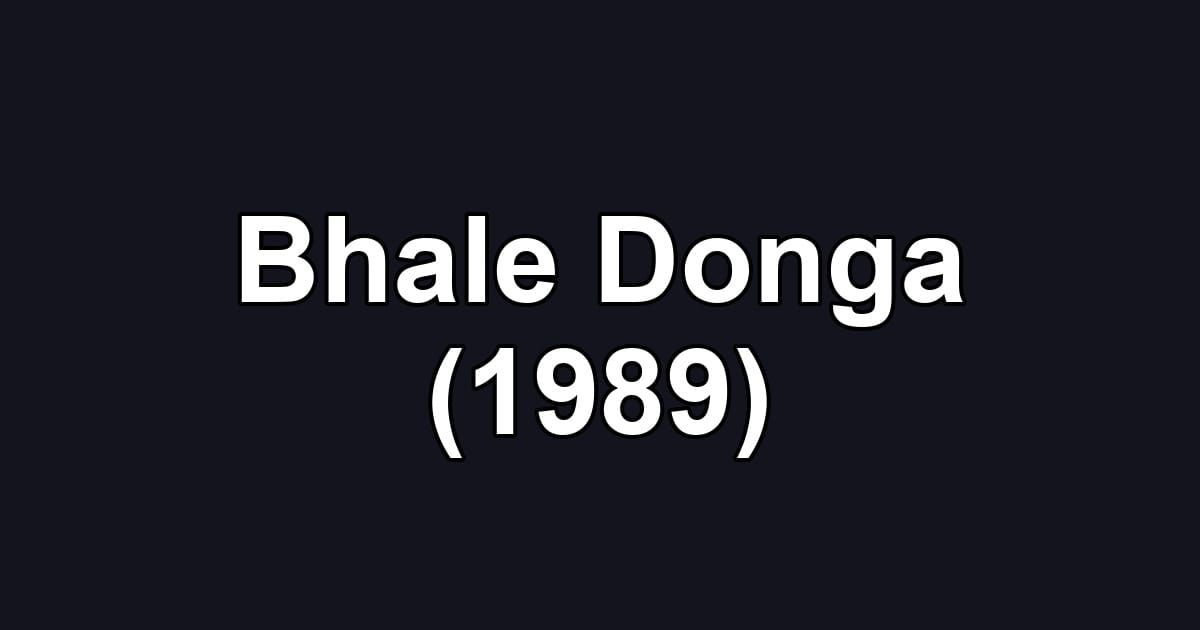 Bhale Donga (1989)