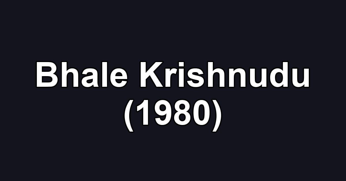 Bhale Krishnudu (1980)