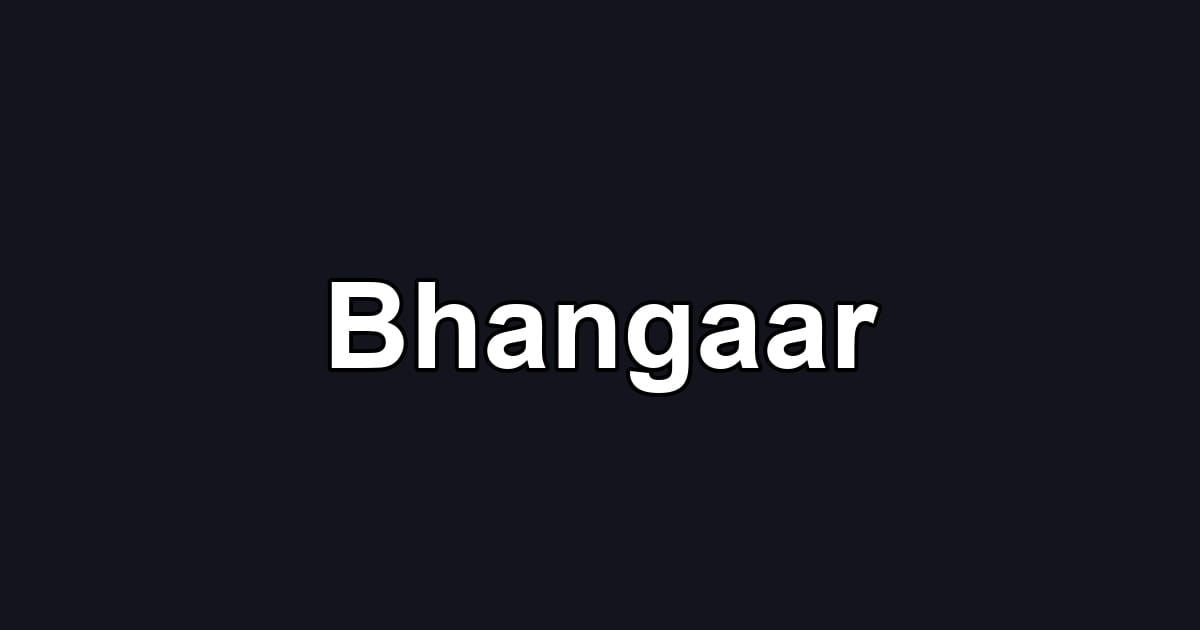 Bhangaar