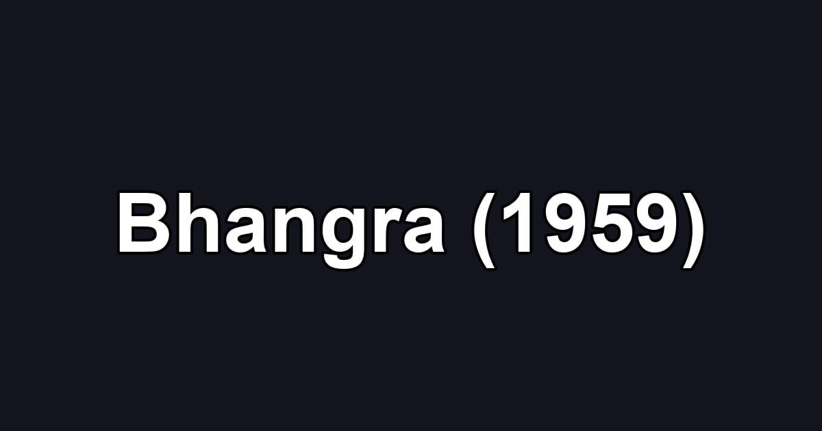 Bhangra (1959)