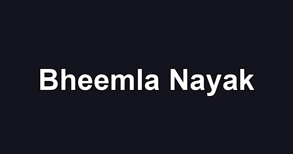 Bheemla Nayak