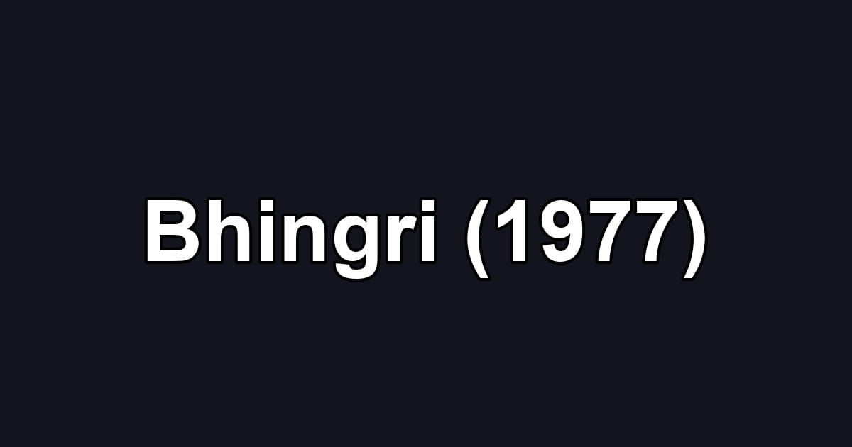 Bhingri (1977)