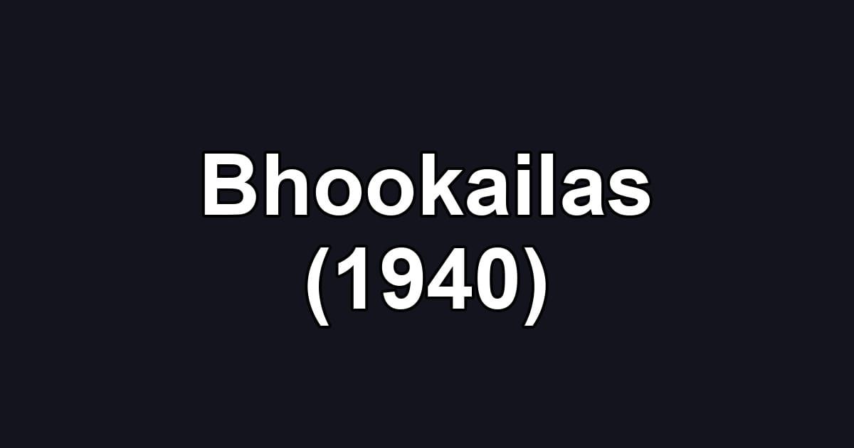 Bhookailas (1940)
