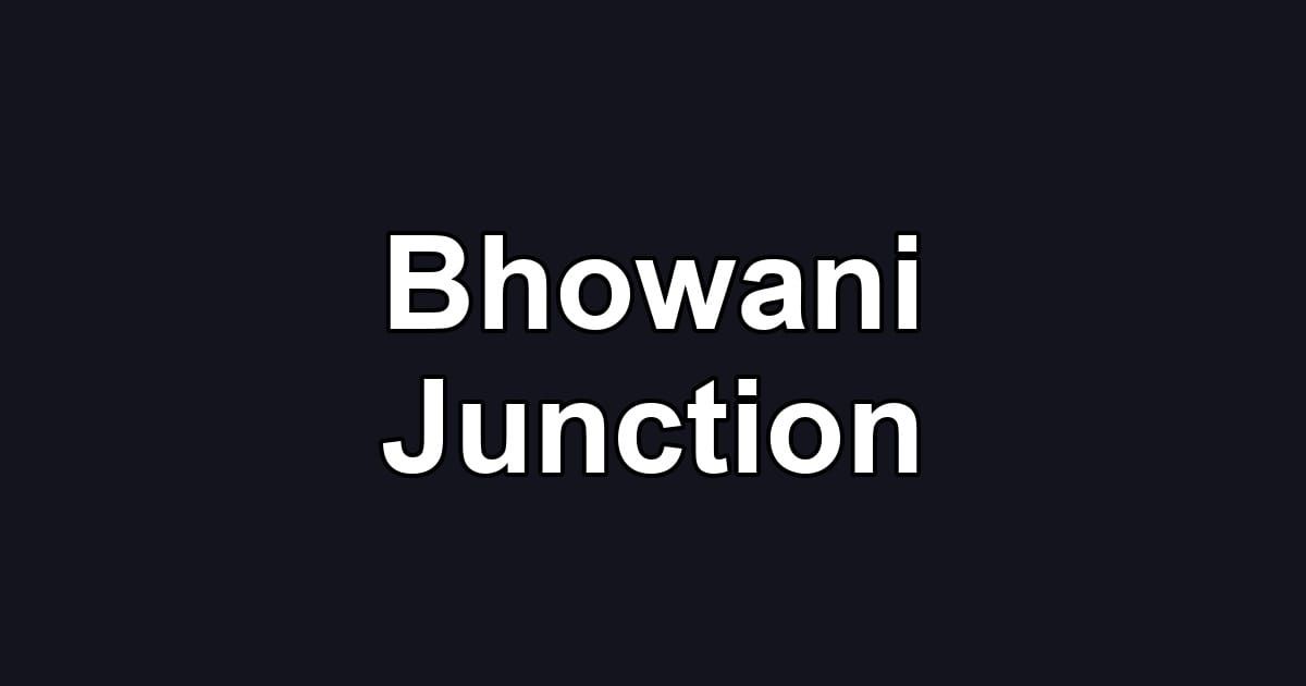 Bhowani Junction
