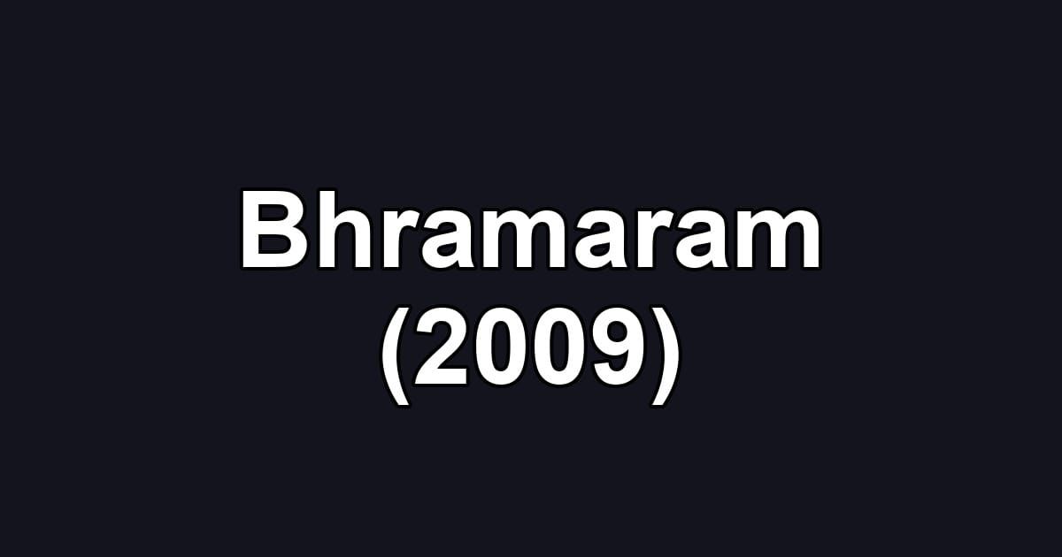 Bhramaram (2009)