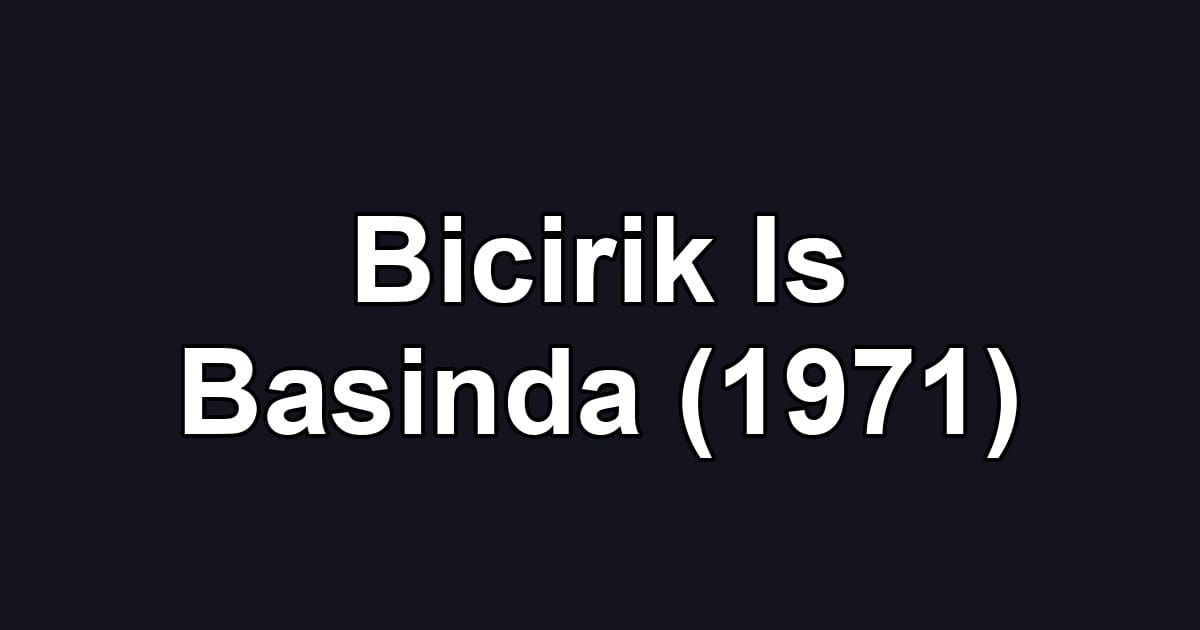 Bicirik Is Basinda (1971)