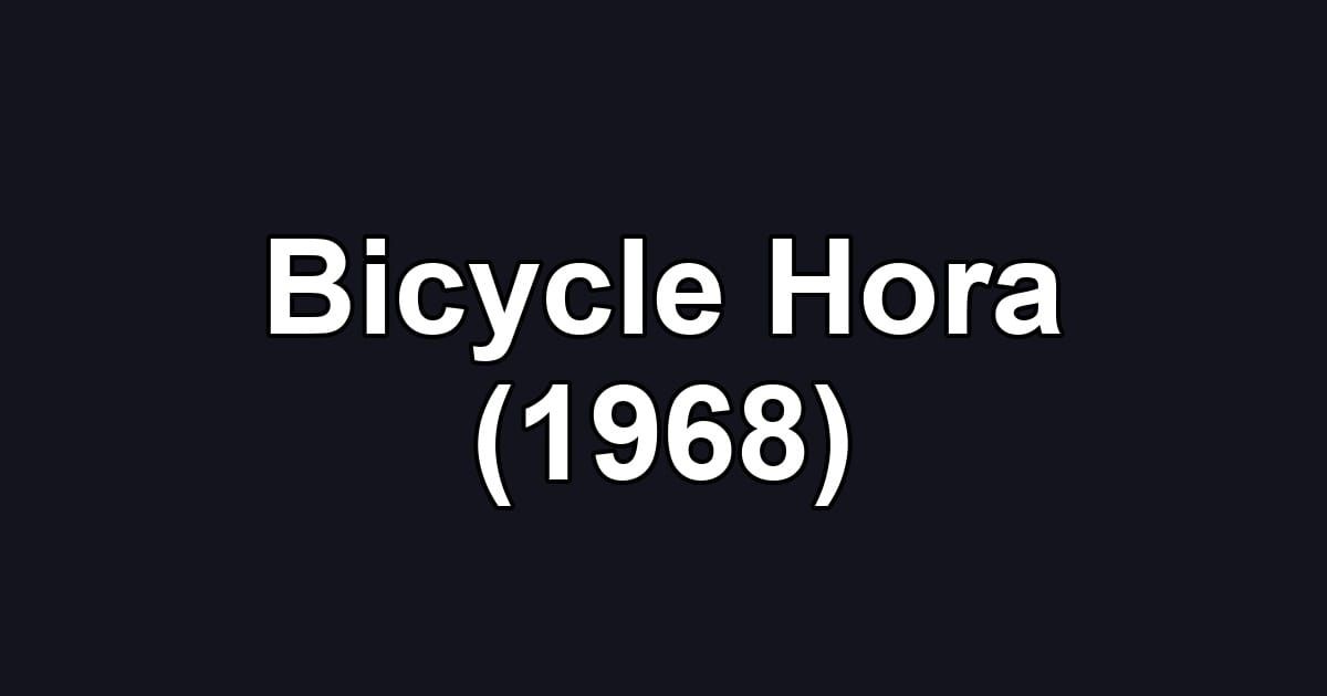 Bicycle Hora (1968)