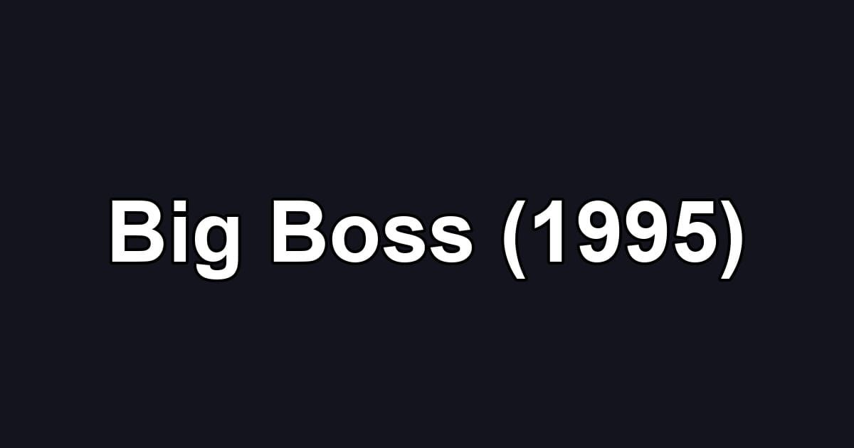 Big Boss (1995)