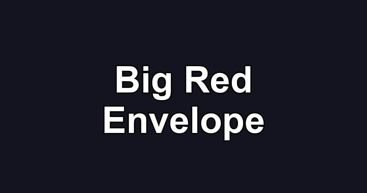 Big Red Envelope