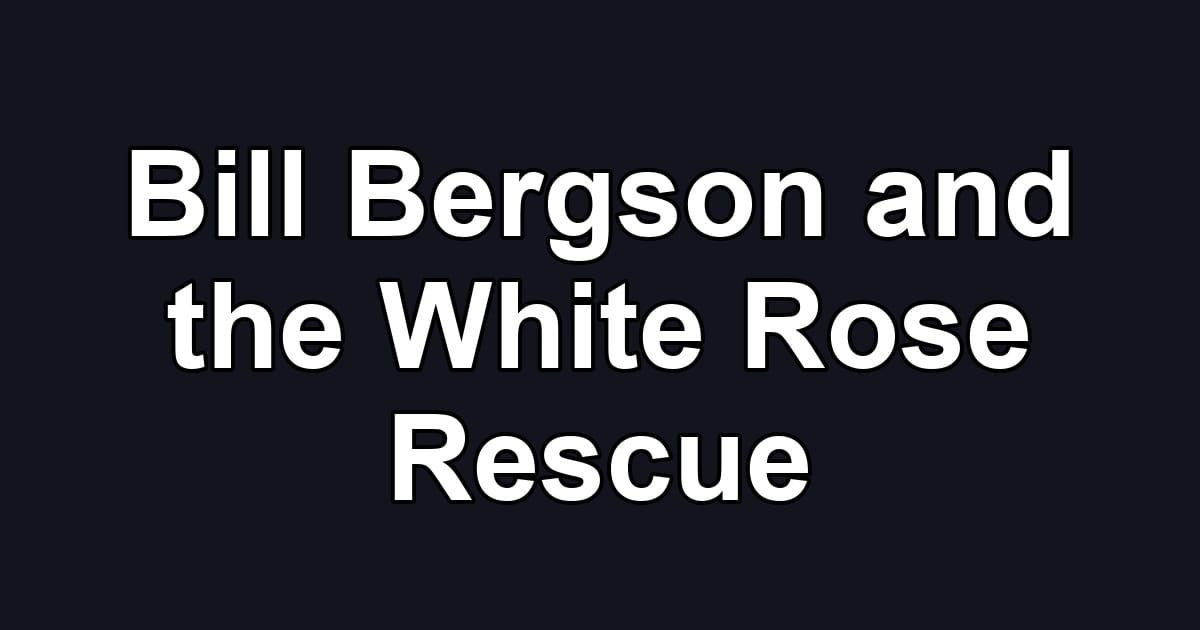 Bill Bergson and the White Rose Rescue