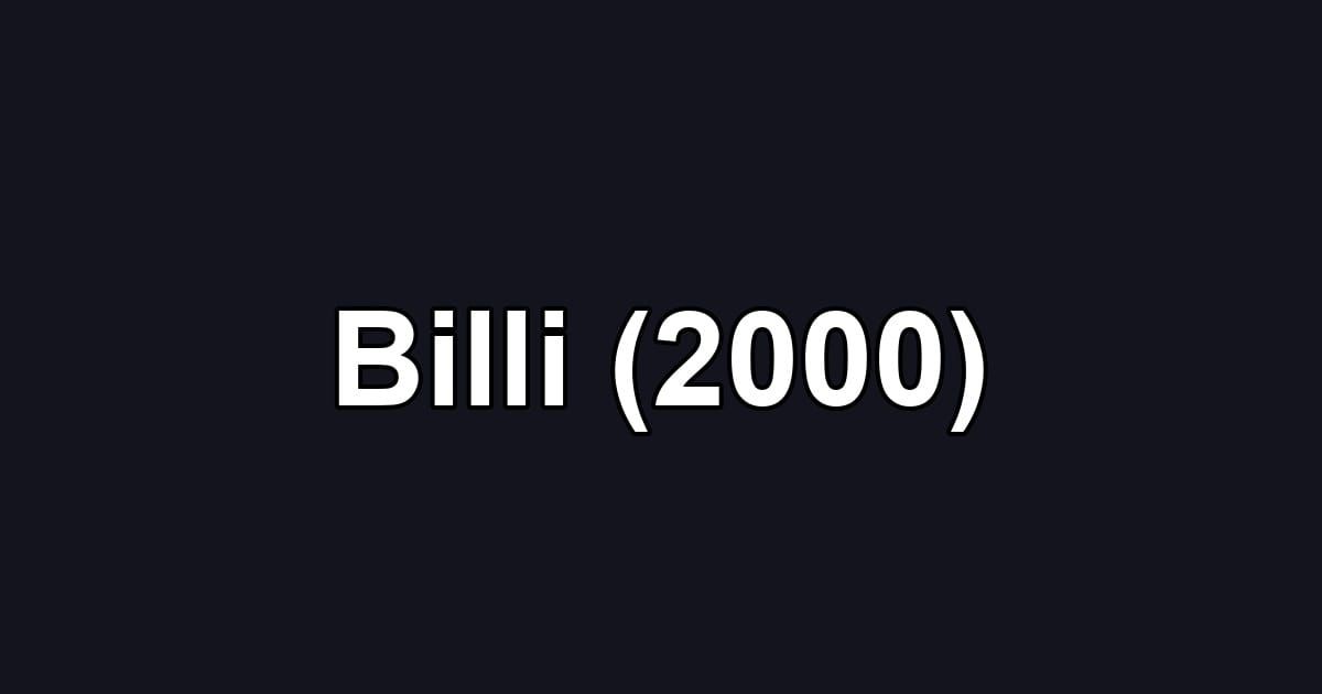 Billi (2000)