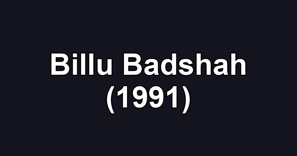 Billu Badshah (1991)