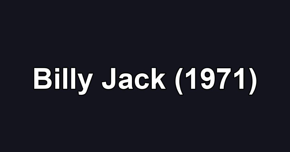 Billy Jack (1971)