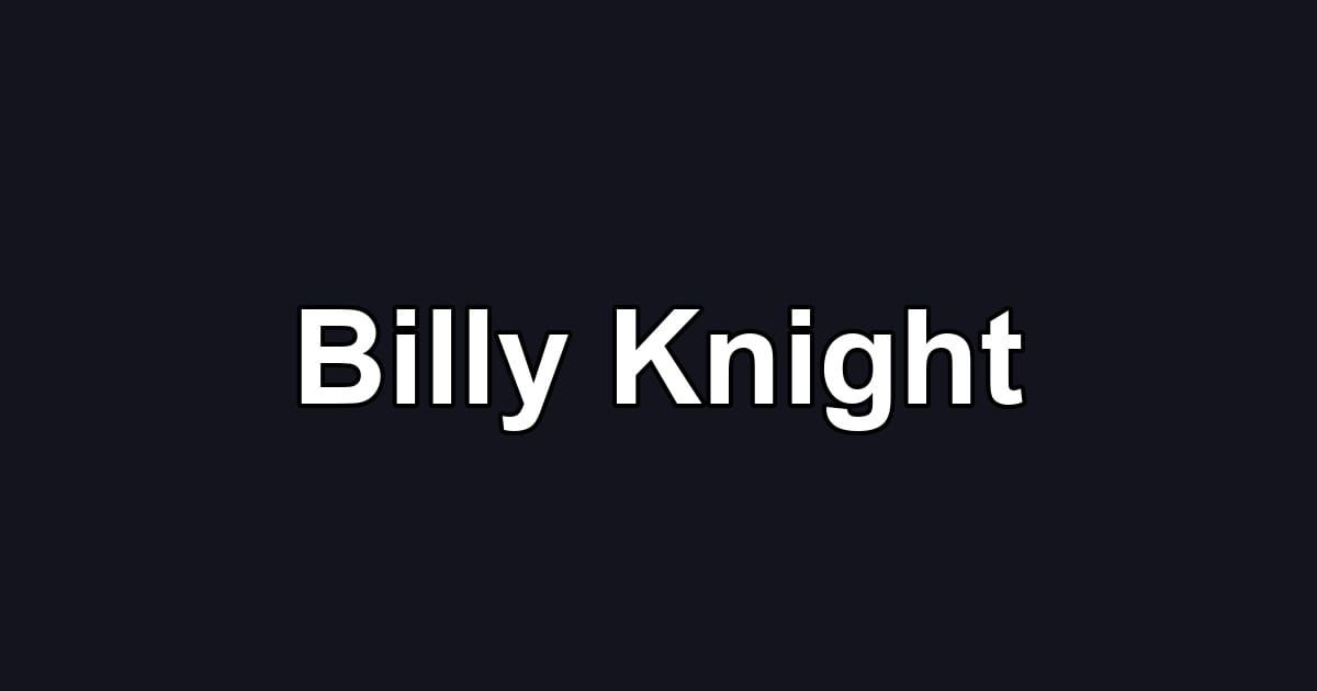 Billy Knight