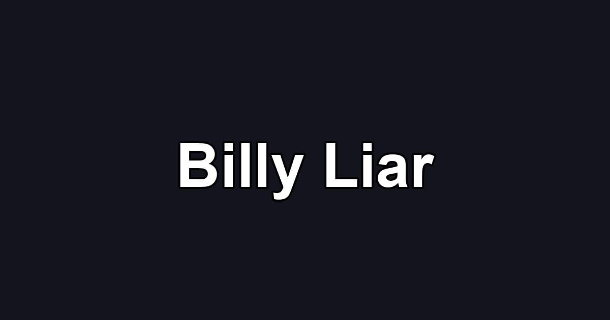 Billy Liar